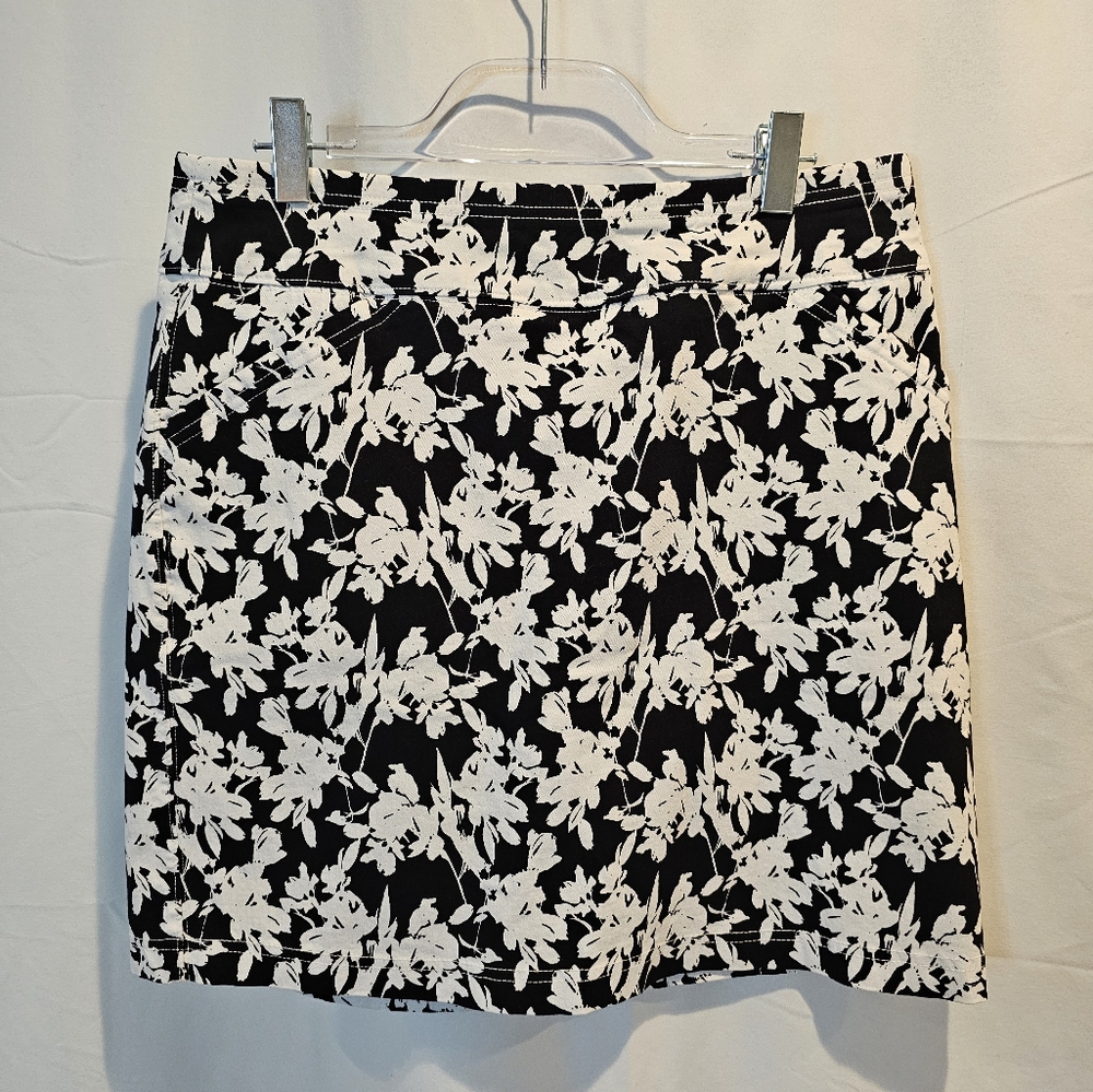 Mario Seranni Floral Print Women's Golf Skirt With Built-In Shorts Size M